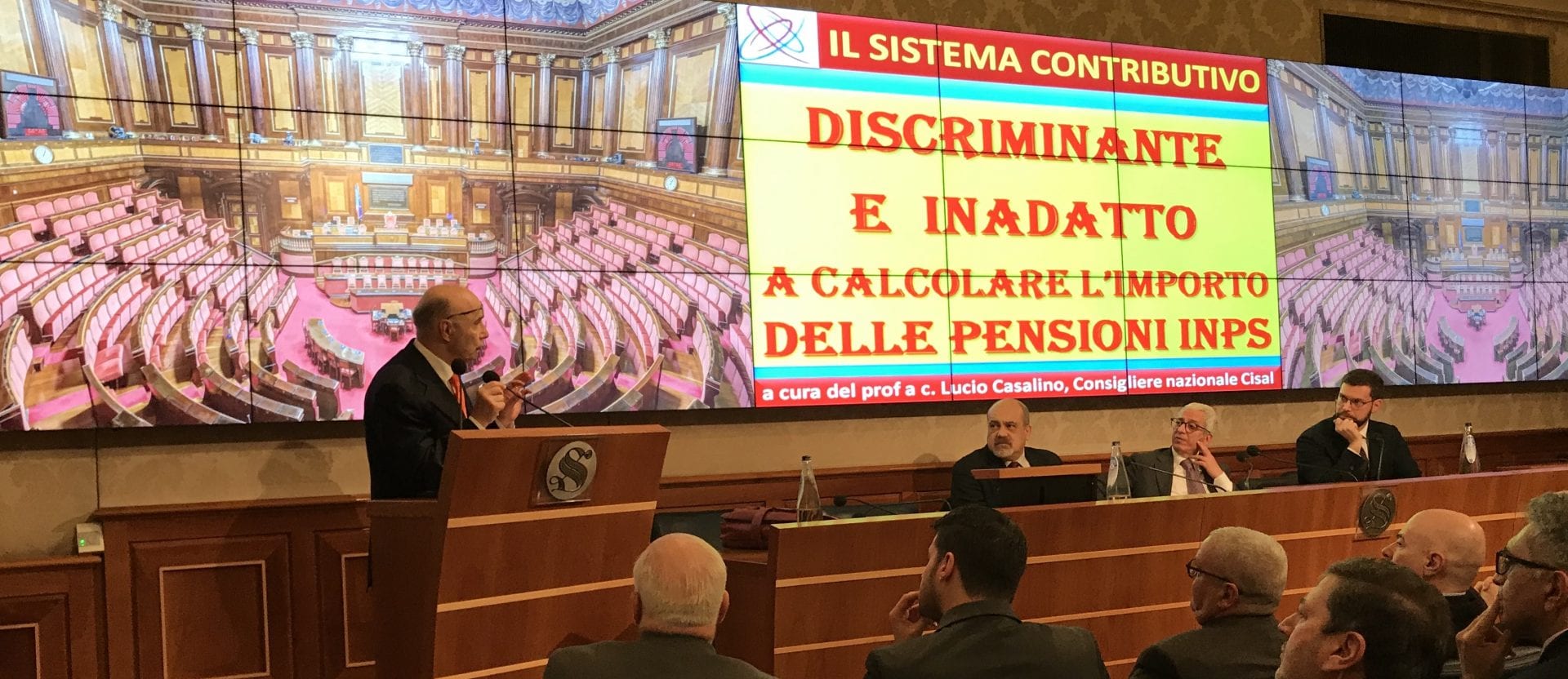 Copertina di: Al Senato le proposte della Cisal per una vera riforma delle pensioni