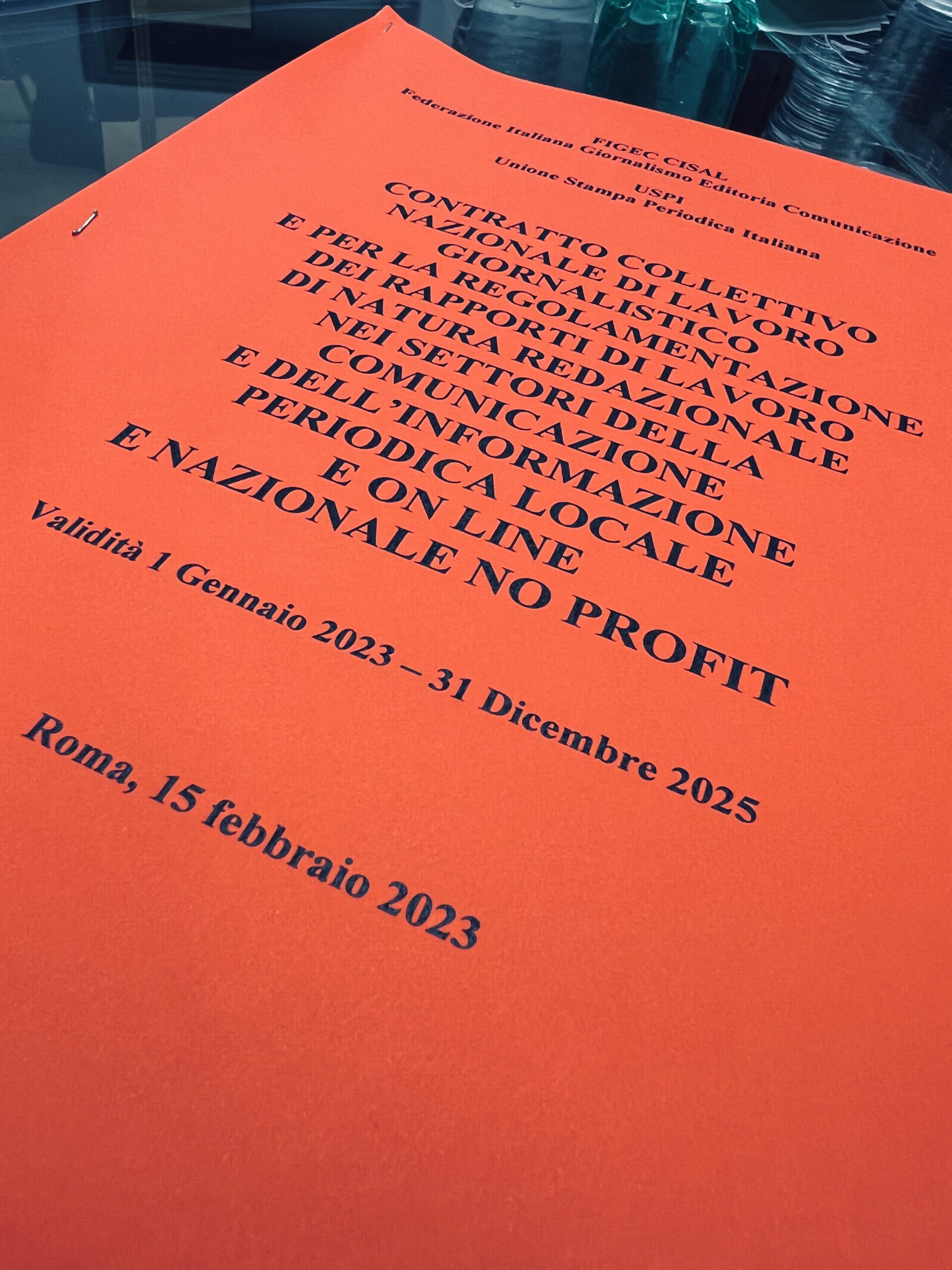 Copertina di: Giornalisti: firmato il contratto collettivo nazionale di lavoro Figec Cisal – Uspi